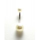 Piercing nombril style perle de culture