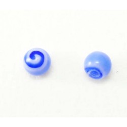 Bille Acrylique spirale bleue 1.2mm