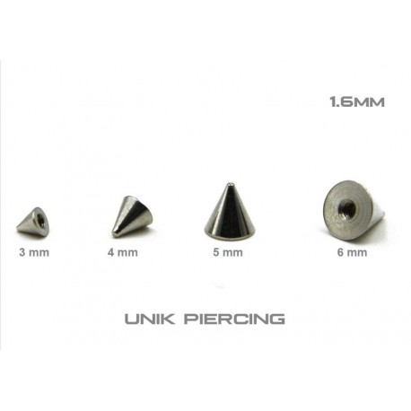Accessoires Piercing Spyke  Acier 1.6mm